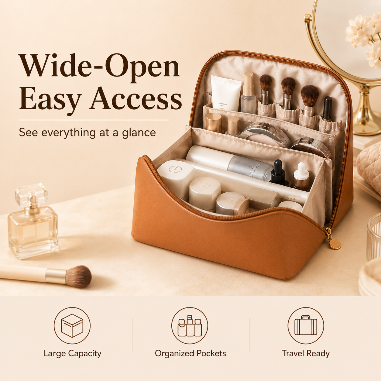 MAKEUP TRAVEL BAG - (Buy 1 Get 1 Free) 😍