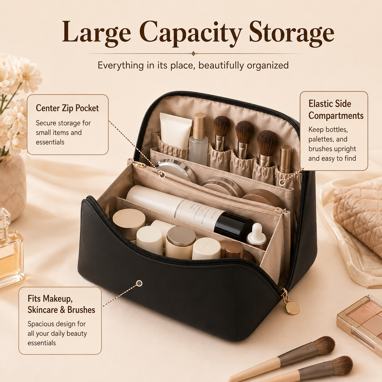 MAKEUP TRAVEL BAG - (Buy 1 Get 1 Free) 😍